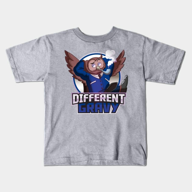 Business Owl Different Gravy Kids T-Shirt by Different Gravy Pod